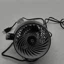 Vornado Pivot6 Whole Room Air Circulator Fan Bundle with Pivot3C Compact Clip On Fan, Black