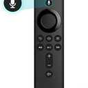 L5B83H Replacement TV Stick Remote Control with Voice Function Fit for Amazon 2nd Gen TV Cube, Smart TVs Stick 4K, TV Stick 1st Gen & 2nd Gen, black