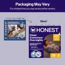 The Honest Company Comfort Dry Overnight Diapers, Up to 12 Hours Protection, Hypoallergenic, Cozy Cloud + Star Signs, Club Box Size 3 (1628 lbs), 52 Count