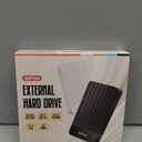 Portable External Hard Drive Storage Expansion Mobile HDD USB 3.0 USB-C for PC, Mac, Desktop, Laptop, PS4, Xbox One X/S, Xbox 360, Office & Game (Black, 1TB)