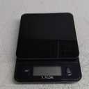 Taylor Glass Top Food Scale with Touch Controls, 11 lb Capacity, Sleek Black Design for Precision Food Measurement in Grams and Ounces