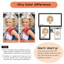 SEIKEA Cheer Ponytail Hair Piece, Lightweight Curly Cheerleader Hairpiece Realistic Natural Soft 14" Ponytail Extension for Cheerleader Competition Dance for Girls Teens Dark Brown