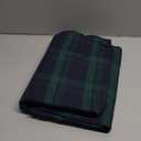 ZIQINPSQ Dining Room Rectangle Fabric Tablecloth, British Style Plaid Print Tablecloth,Christmas & Holiday Table Cover. (Blue&Green, 55''X102'')