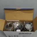 Ganiza Smoothie Blender, 900W Blenders for Shakes and Smoothies, 15-Piece Personal Blender and Grinder Combo for Kitchen, Smoothies Maker with 4 BPA-Free Portable Cup, Nutritious Recipe (Black)