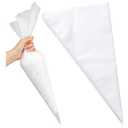 200 Pcs Piping Bags Extra Large 24 Inch Disposable Icing Bags Clear Anti Burst Pastry Bags, Thickened Non-Slip Icing Piping Bags for Frosting, Ideal for Desserts Cakes Cookie Decoration