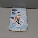 JOBST ACTIVA Men's Dress 8-15 mmHg Compression Socks Knee High Closed Toe (Medium, Black)