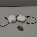 Universal Automatic Fingernail Grinder,Portable Electric Nail Clipper with LED Light and 3 Speeds,360 Silent Auto Fingernail Cutter and Polishing Trimmer for Safe (2 PCS)