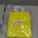 SUNCOLOR 25 Pack Yellow Gift Bags with Handles  8x4.5x10 Medium Bags for Shopping, Retail, DIY, Wedding, Party Favors & Special Occasions