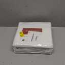 Mellanni Extra Deep Queen Sheets - 4 PC Iconic Collection Bedding - Hotel Luxury, Ultra Soft, Cooling Bed Sheets - Wrinkle, Fade, Stain Resistant (Queen, White)