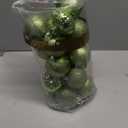 KI Store Black Christmas Balls 20pcs 3.15-Inch Christmas Tree Decoration Ornaments for Xmas Tree Halloween Wreath Garland Decor Ornaments Hooks Included