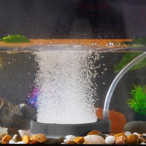 Rise Torrent 7.9 Inch Nano Air Stone with Case - Silent High Oxygen Bubbler for Aquariums, Fish Tanks & Hydroponic Systems, Black Small Bubble Diffuser Accessories (No Air Pump and Air Tube)