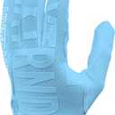 Nxtrnd G2 Pro Football Gloves, Men's Ultra Sticky Elite Receiver Gloves (XX-Large, Columbia Blue)