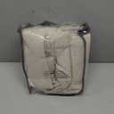 Zyvola 100% Blackout Curtains 108 inch Length 2 Panels Faux Linen Long Drapes for Bedroom Living Room Black Out Room Darkening Curtain Thermal Insulated Back Tab Rod Pocket(W37 x L108, Beige)