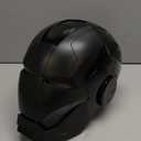 Iron Hero MK5 Black Motorized Cosplay Helmet, Voice, Touch & Remote Control