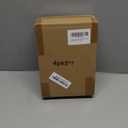 KINLINK 5x7 Picture Frame White Set of 4, Wooden Photo Frames Matted 4x6 with Plexiglass for 4x6 with Mat or 5x7 without Mat for Table and Wall Display