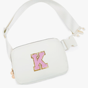 Birthday Gifts for 4 5 6 7 8 9 10 11 12 13 Year Old Girls,Gifts for Teens Kids Daughter Sister Her,Two Way Zipper Crossbody Bag Fanny Pack Belt Bag Cute Trendy Stuff - Cream,K