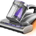 uwant 18Kpa Mattress Vacuum Cleaner 60000RPM Tap Bed Vacuum Set of 1 | 253.7Uv-C Light and Ultrasonic Bed Vacuum, 149℉ Hot Air, HEPA Filter, Metal Roller Mattress Vacuum for Sofa, Couch
