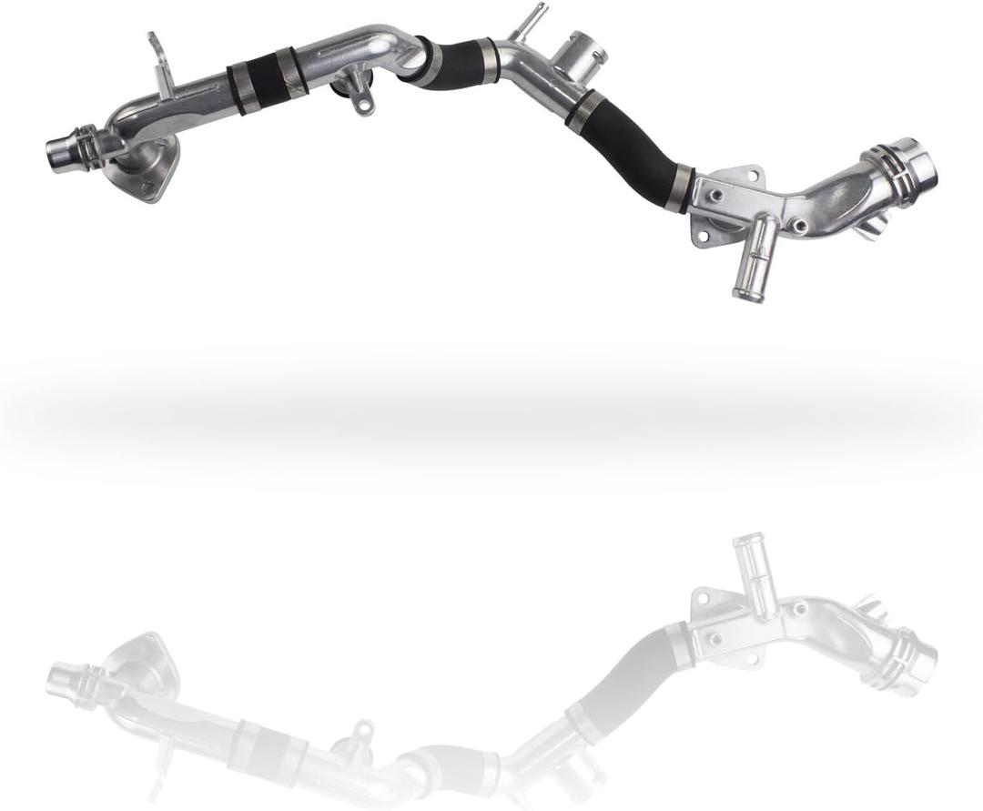 Upgraded aluminum Engine Coolant Radiator Pipe Water Hose Line Compatible with Audi Q7 2011-2015, S4 2010-2012, S5 2010-2011, 3.0L