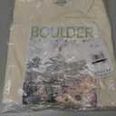 2 x Spyder Women's Boulder Colorado Graphic Short Sleeve Tee T-Shirt (Beige, M)