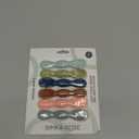 Simka Rose Silicone Baby Spoons Self Feeding (6 Pack)- First Stage Infant Spoons for Babies & Toddlers- Baby Led Weaning Shallow Spoons- Easy on Gums- 6 Months+ -Dishwasher Microwave Safe (Multicolor)