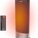 Lasko 18" Ellipse Ceramic Tower Space Heater - Remote - Black - CT18950