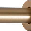 Ivilon Shower Tension Curtain Rod - Adjustable Spring Tension Rod for Shower Curtains, Bathroom, or Windows, Easy to Install, No Drilling Required, Rustproof, Adjustable 54 to 90 Inch Warm Gold