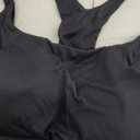 RUNNING GIRL High Impact Sports Bras for Women - Scoop Neck Strappy Sports Bra High Support Moulded Cup Workout Bra, L