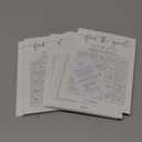 GardenCity Find The Guest Bingo Game Cards, Baby Shower Bingo Game, Bridal Shower Games, 50 Unique Cards, Minimalist