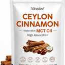 Ninsiec Ceylon Cinnamon with MCT Oil Supplements 1200mg 300 Softgels, BBD: 06-20-2029