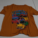 Vintage “Cruisin’ Burger City” Graphic T-Shirt – Retro 80s Style Unisex Tee, Soft Cotton Casual Top, Mustard Yellow, XL