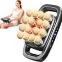 16 Heads Massage Gun Set, Body Massage for Back, Shoulders, Neck, Legs, Foot, Massage Gun deep Tissue Pain Relief, Percussion Massager with 3 Modes & 30 Intensity Levels, Gifts for Mom and Dad