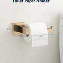 5-Piece Bathroom Hardware Set, Compatible with Champagne Bronze