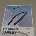Neckband Hearing Aids for Seniors, Rechargeable Hearing Aid Bluetooth Headphones with Noise Cancelling