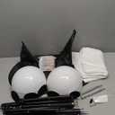 Halloween Decorations Outdoor Indoor, 2 Pack Spooky Ghost with Witch Hat, Scary Ghost Decorations with LED String Lights, Terrifying Halloween Decor for Home Outside Porch Garden Yard Lawn Party