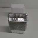 (50 Pack) 1Lb mini Loaf Pans Heavy Duty Disposable Aluminum Foil Bread Tins Standard Size 
8"L x 3.7"W x 3"Th
 Oven Safe Sturdy Small Bread Tin Pans 1 Pound Loaf Pans