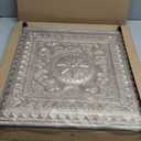Art3d Drop Ceiling Tiles, Glue up Ceiling Tiles, 2'x2' Plastic Sheet in Antique Gold (12-Pack, 48 Sq.ft)