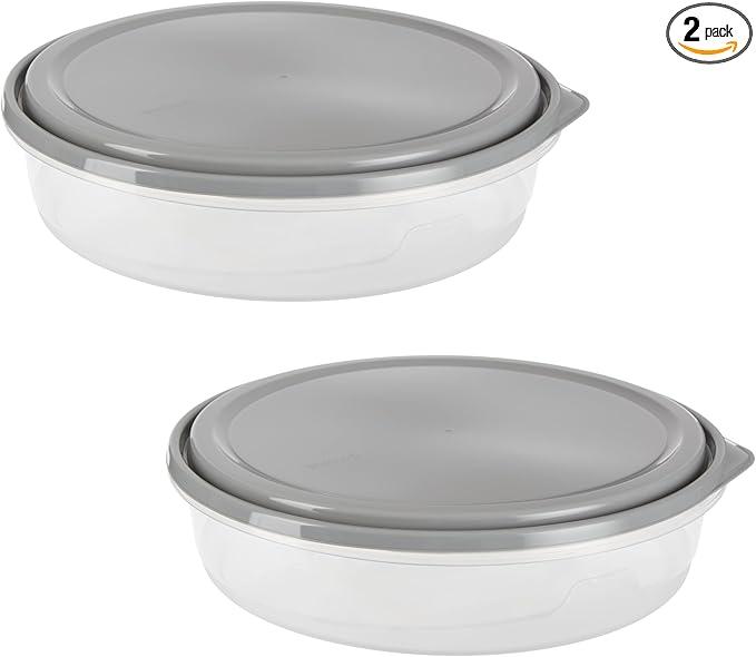 GoodCook EveryWare Extra Large 12 inch Round Container 2 pack