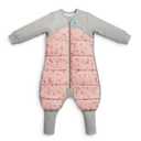 Love to Dream Warm Baby Sleep Suit (6-12 Mo), Super Soft Temp Regulating Sleeping Sack, 2.5TOG Warm Wearable Blanket, Pink
