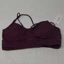 MotoRun Bralettes for Women, Strappy Sports Bra Push up Bralette Sexy Bras Rave Top XL Purple