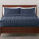 Modavari 3 PC Comforter Set Blue