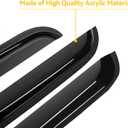 Window Rain Guards for 1999-2006 Chevy Silverado/GMC Sierra 1500/2500/3500/2500HD, Window Vent Visors Shades Wind Deflectors for 2007 Silverado/Sierra Classic Model Extended Cab