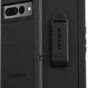 OtterBox Google Pixel 7 Pro Defender Series Case - Black, Rugged & Durable, with Port Protection, Includes Holster Clip Kickstand