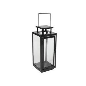 HD 12 IN  Glass/iron lantern