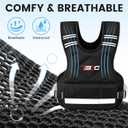 TB3C Adjustable Weighted Vest for Women - Vest with 6 Ironsand Weights for Strength Training,Body Weight Vest Exercise Set for Running, Walking and Home Workouts, 11-19LB