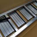 XinSunho 5 Step Ladder, Retractable Handgrip Folding Step Stool with Anti-Slip Wide Pedal, Aluminum Stool Ladders 5 Steps, 330lbs Safety Household Ladder (Silver)