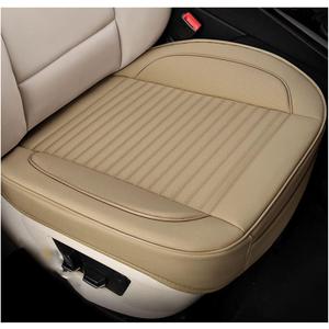 Leather Car Seat Cover For Skoda For Octavia A5 For Rapid Universal Accessories Car Seat Covers Set (Beige, Front)