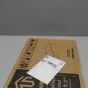 TEAMIX 20 Inch Monitor Stand Riser, Black Desktop Stand for PC/TV/Laptop/Printer, Wood Monitor Riser with Storage, Computer Stand Keyboard Organizer