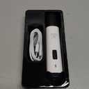 Casfuy Dog Nail Grinder Upgraded - Professional 2-Speed Electric Rechargeable Pet Nail Trimmer Painless Paws Grooming & Smoothing for Small Medium Large Dogs & Cats (White)