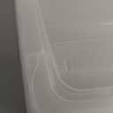 IRIS USA 32 Qt Stackable Plastic Storage Bins with Lids, 4 Pack - BPA-Free, Made in USA - See-Through Organizing Solution, Latches, Durable Nestable Containers, Secure Pull Handle - Clear