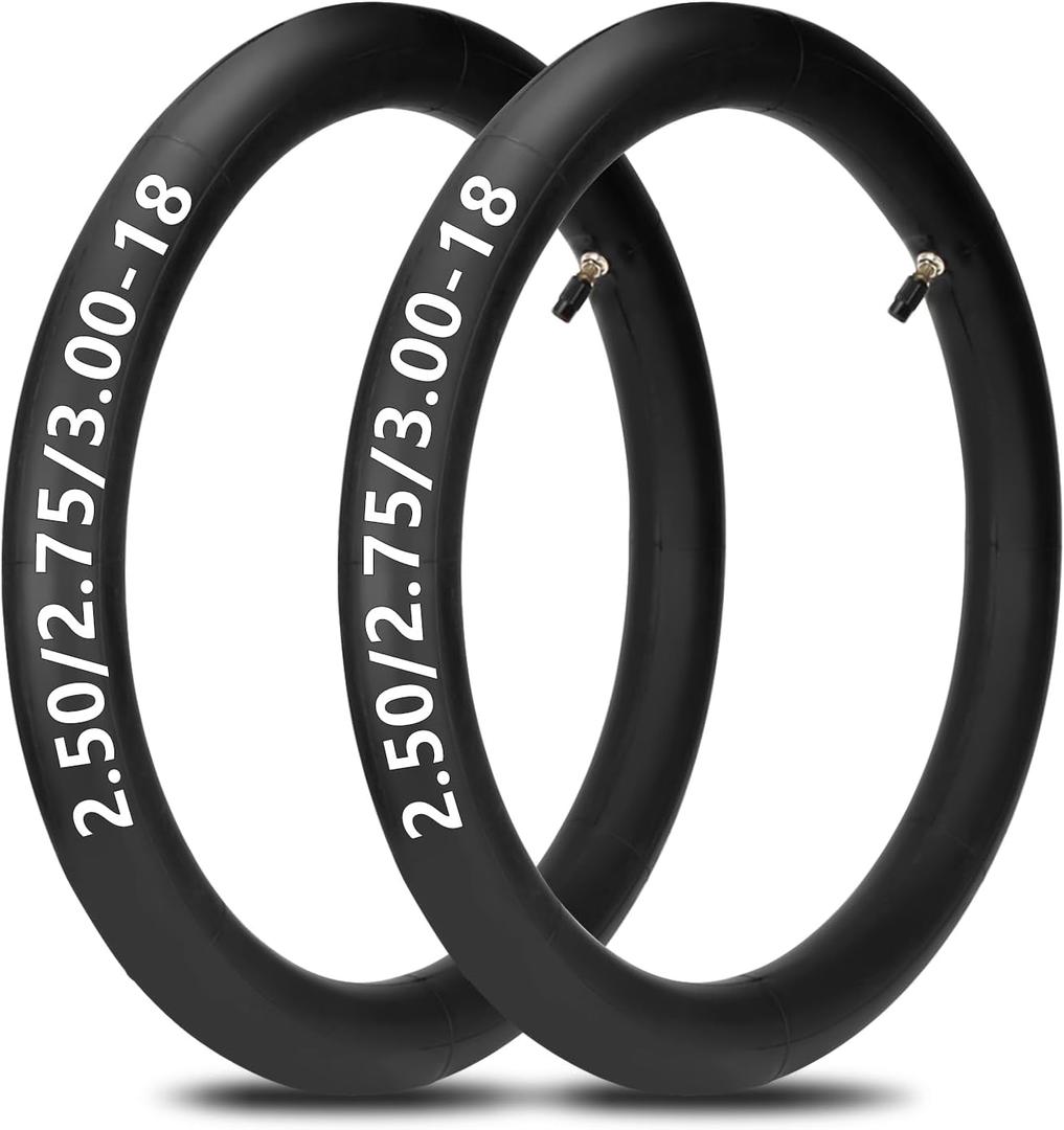 HIAORS 2.50-18 2.75/3.00-18 Inner Tube for Surron Light Bee X Sur Ron LBX Electric Dirt Bike Talaria Pro SS E Ride 3.0, 80/90-18 90/90-18 80/100-18 Tube for CB350 CB360 Motorcycle Off Road Pit Bike